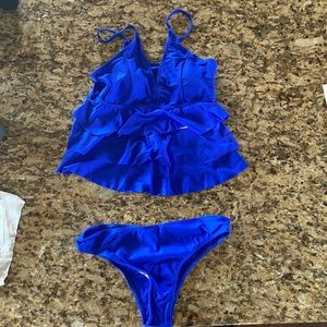 Blue bathing suit brand new from shein
